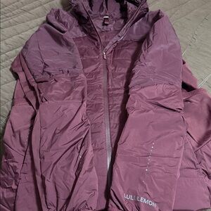 lululemon athletica Plum Hooded Puffer Jacket